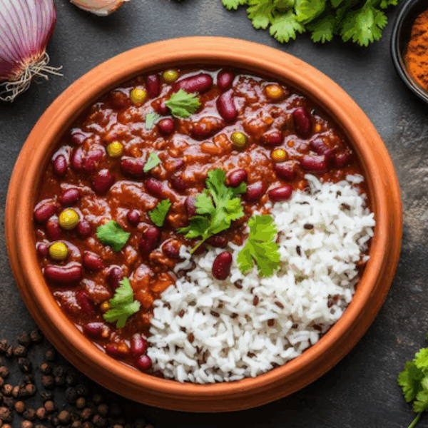 Rajma Masala Rice Bowl