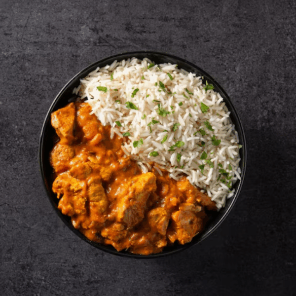 Butter Chicken Rice Bowl